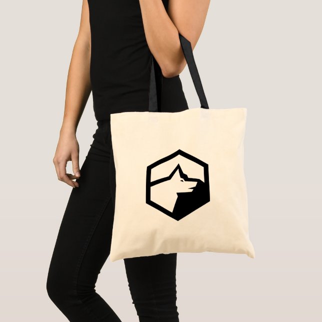 Tote Bag Logo de la ferme Wolf Mountain (Devant (produit))