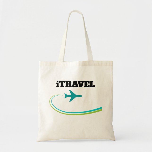 Tote Bag Logo de l'agent de voyage d'avion Affaires (Devant)