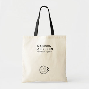 Tote Bag Logo de l'entreprise personnalisée Budget Nom pers