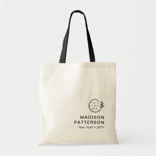 Tote Bag Logo de l'entreprise personnalisée Budget Nom pers