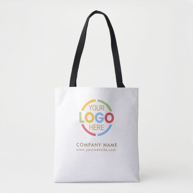 Tote Bag Logo de l'entreprise White Gold (Devant)