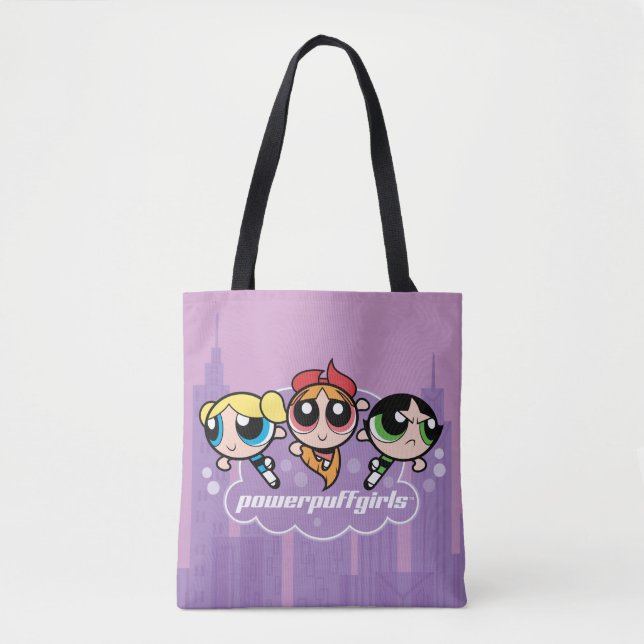 Tote Bag Logo de l'équipe de Powerpuff (Devant)