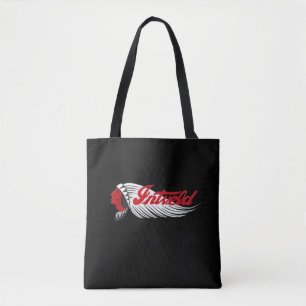 Tote Bag Logo de moto vintage James Intveld noir