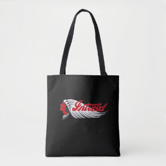 Tote Bag Logo de moto vintage James Intveld noir