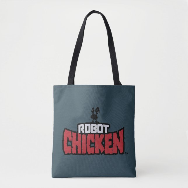 Tote Bag Logo de Robot Chicken (Devant)