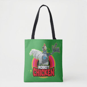 Tote Bag Logo de Robot Chicken Character