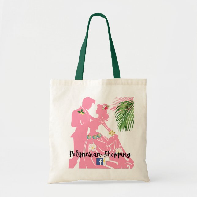 Tote Bag Logo de shopping polynésien tous les jours (Devant)