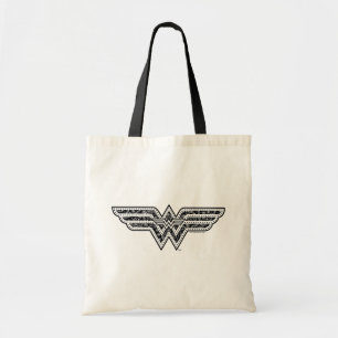 Tote Bag Logo de Wonder Woman Paisley