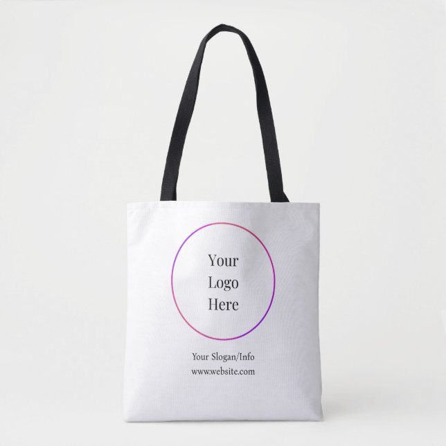 Tote Bag Logo d'entreprise | Modèle d'entreprise moderne (Devant)