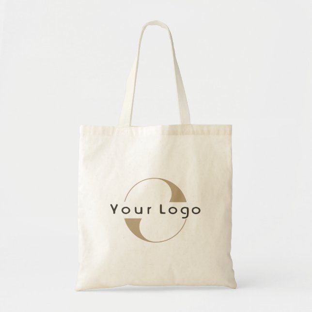 Tote Bag Logo d'entreprise moderne Simple Clean Budget mini (Devant)