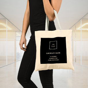 Tote Bag Logo d'entreprise noire
