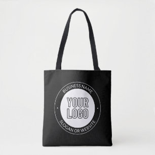 Tote Bag Logo d'entreprise ou Modèle de texte de conception