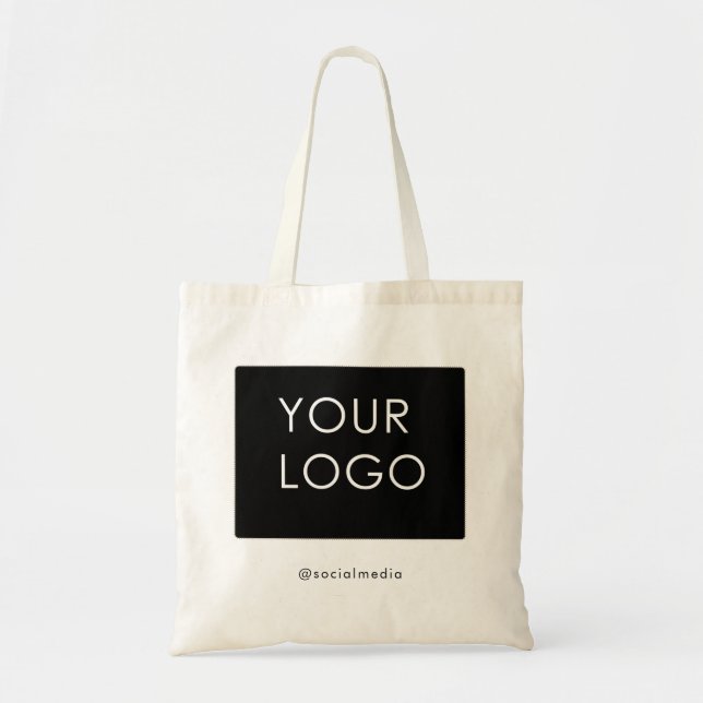 Tote Bag Logo d'entreprise professionnelle moderne (Devant)