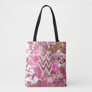 Tote Bag Logo des fleurs de la Camellia rose Wonder
