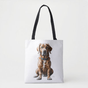 Tote Bag logo design t-shirt chien