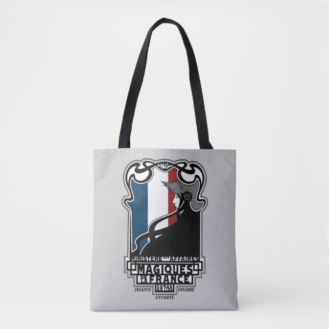 Tote Bag Logo du ministère des Affaires magiques de la Fran (Devant)