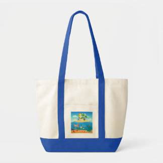 Tote Bag Logo Fourre-tout avec poignée couleur