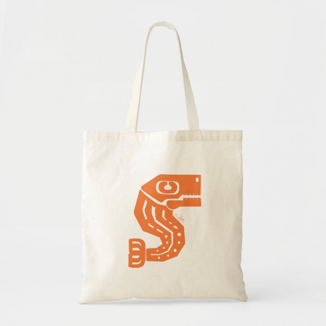 Tote Bag Logo fourre-tout de course de saumon de Splatoon (Devant)