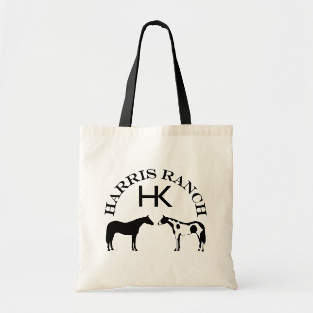 Tote Bag Logo Fourre-tout de ranch de Harris (Devant)