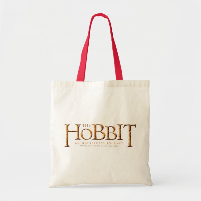 Tote Bag Logo Hobbit Texturé (Devant)