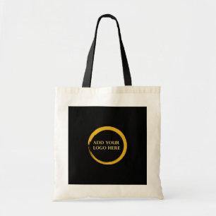 Tote Bag Logo noir moderne promotion professionnelle