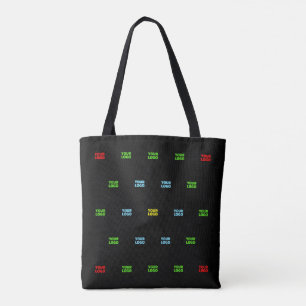 Tote Bag Logo ou Modèle Motif d'image téléchargé moderne