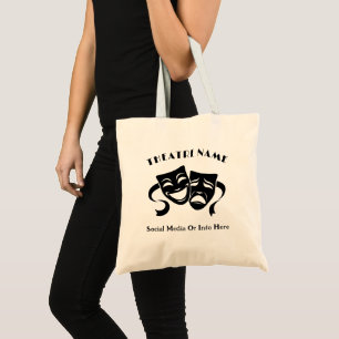 Tote Bag Logo Ou Nom Personnalisé Du Théâtre