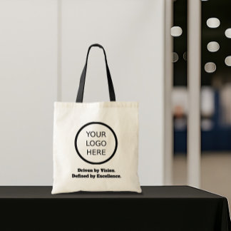 Tote Bag Logo personnalisé et marque professionnelle Slogan