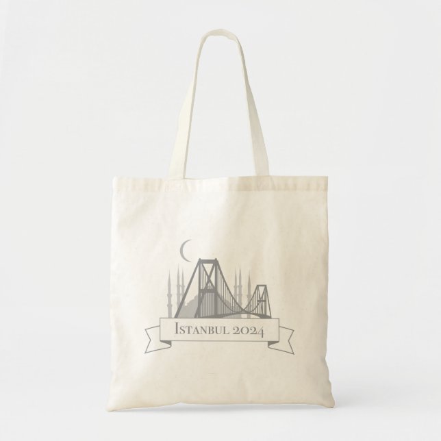 Tote Bag Logo personnalisé Istanbul 2024 (Devant)