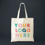 Tote Bag Logo personnalisé pour les petites entreprises et<br><div class="desc">Sac fourre-tout de logo personnalisé pour les petites entreprises. Téléchargez votre propre logo et le voici. Votre propre t-shirt logo commercial personnalisé. N'est-ce pas magique ? Le Club Magique</div>