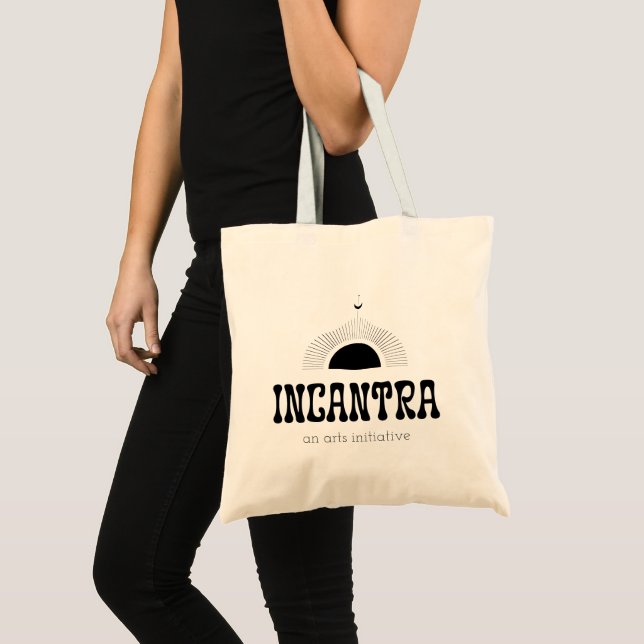 Tote Bag logo principal incantra (foncé sur clair) (Devant (produit))