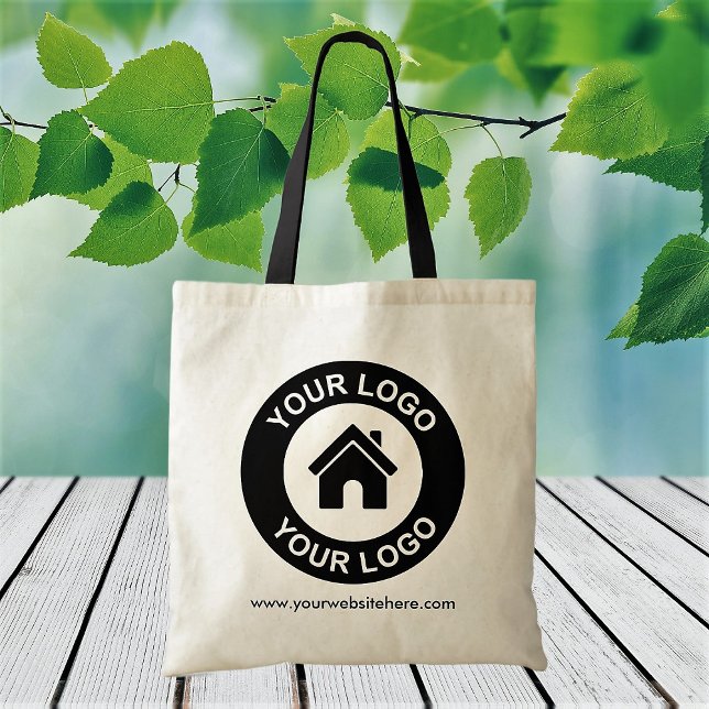 Tote Bag Logo Professionnel Personnalisé Et Site Web Promot (Créateur téléchargé)