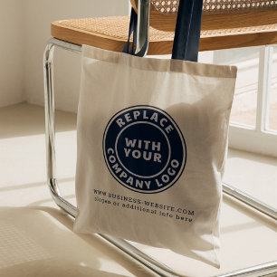Tote Bag Logo promotionnel personnalisé minimaliste simple
