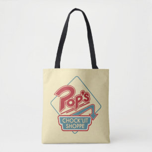 Tote Bag Logo rouge de la boutique Pop's Chock'Lit
