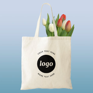 Tote Bag Logo Simple Avec Entreprise Texte