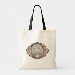 Tote Bag Logo vintage d'OM de Tibétain