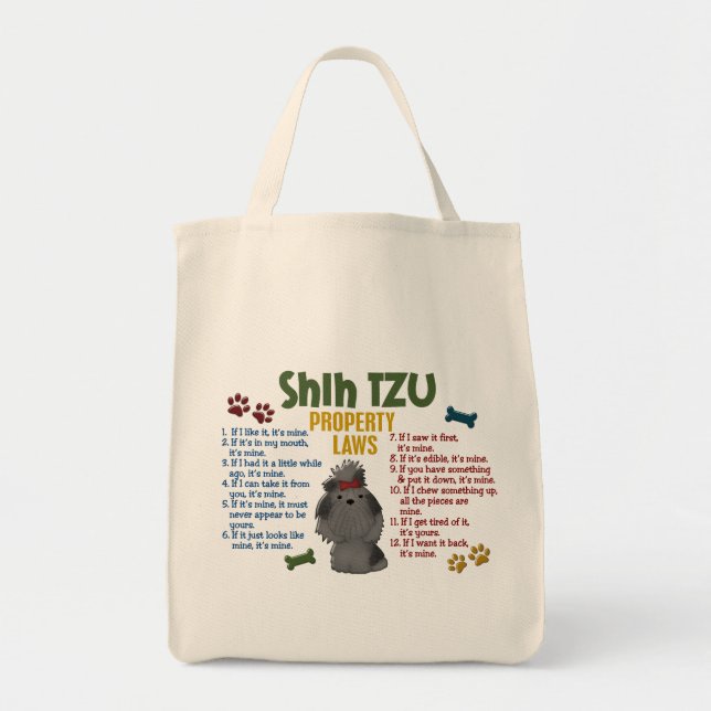 Tote Bag Lois 4 de propriété de Shih Tzu (Devant)