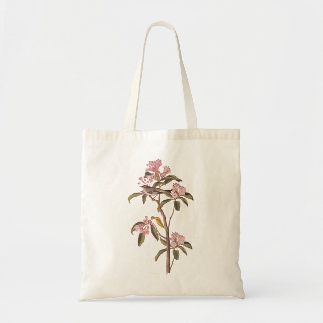 Tote Bag L'Oiseau de couvier d'Audubon sur Calico Rose (Devant)