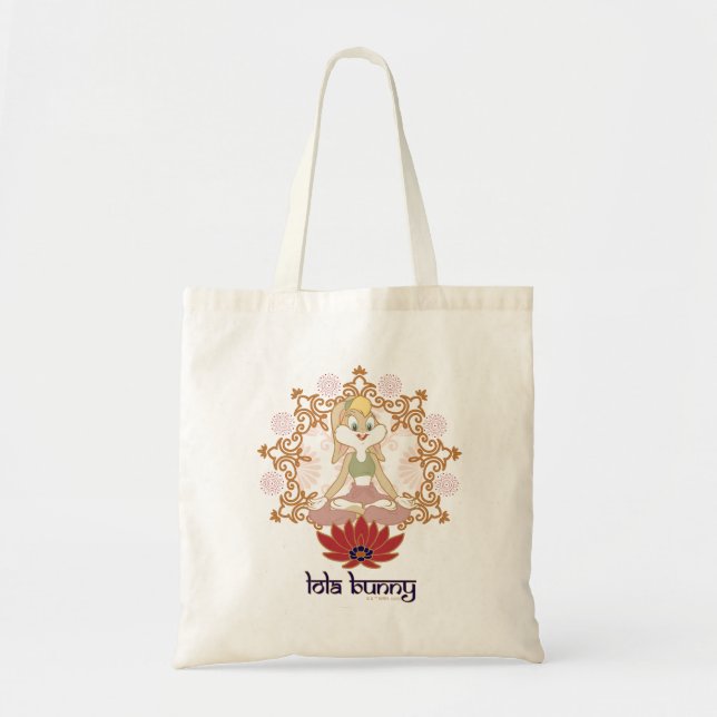 Tote Bag Lola Bunny Yoga Lotus Pose (Devant)