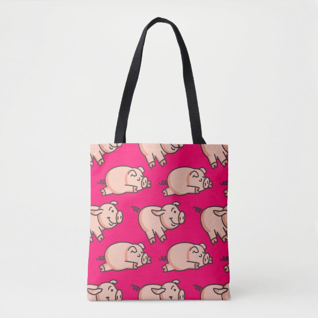 Tote Bag Lolailo 19 Rose (Devant)