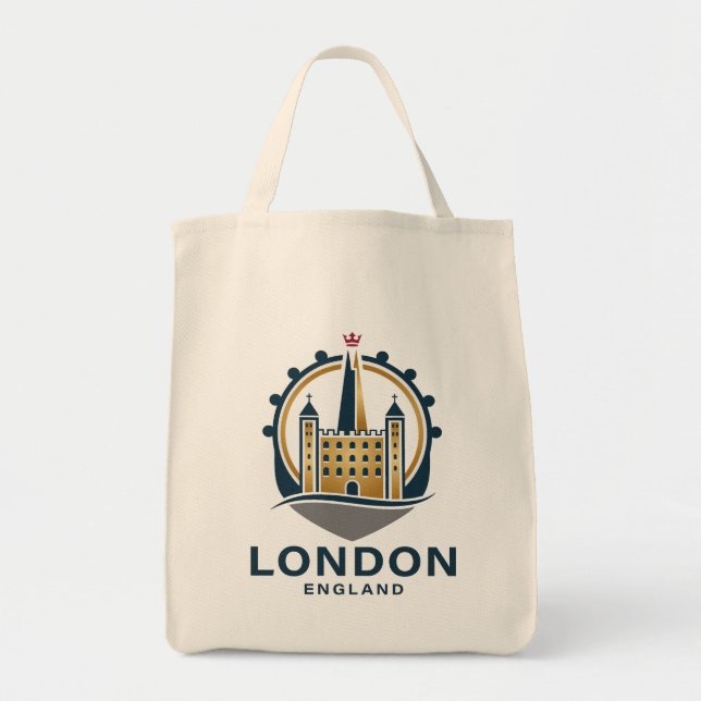 Tote Bag Londres Angleterre Grande-Bretagne (Devant)