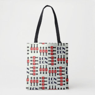 Tote Bag Londres, soldats, motif sans soudure