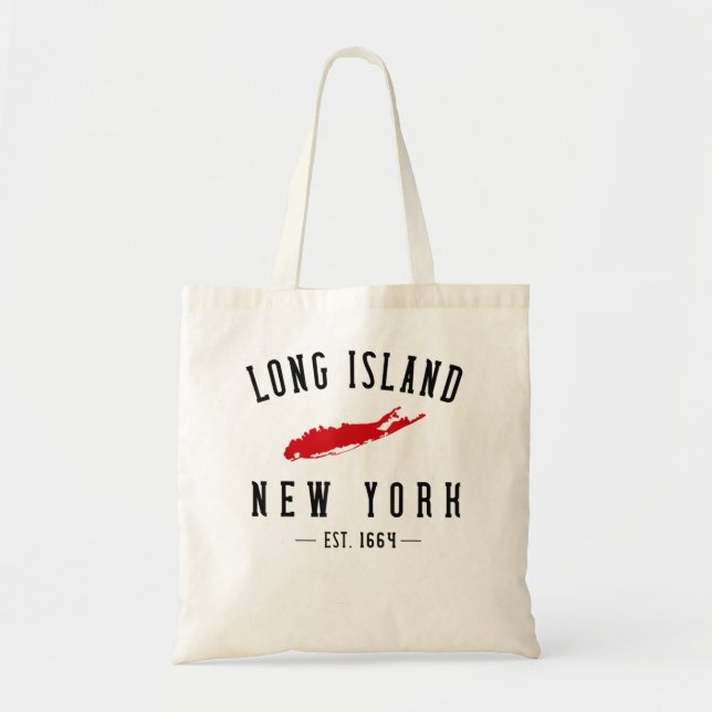 Tote Bag Long Island NY Souvenir Tee Native Long Islander M (Devant)