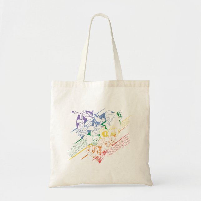 Tote Bag LOONEY TUNES™ - Amour et fête (Devant)