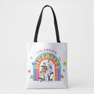 Tote Bag LOONEY TUNES™ - Celebrate Diversity Pride Arc-en-c