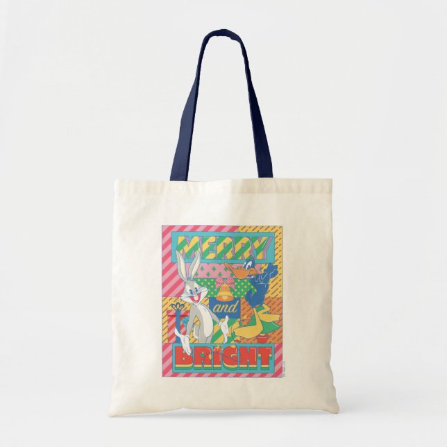 Tote Bag LOONEY TUNES™ | Joyeux Noël (Devant)