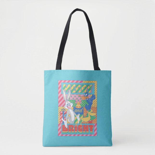 Tote Bag LOONEY TUNES™ | Joyeux Noël (Devant)
