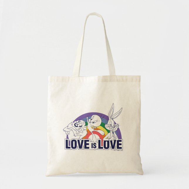 Tote Bag LOONEY TUNES™ - Love Is Love (Devant)