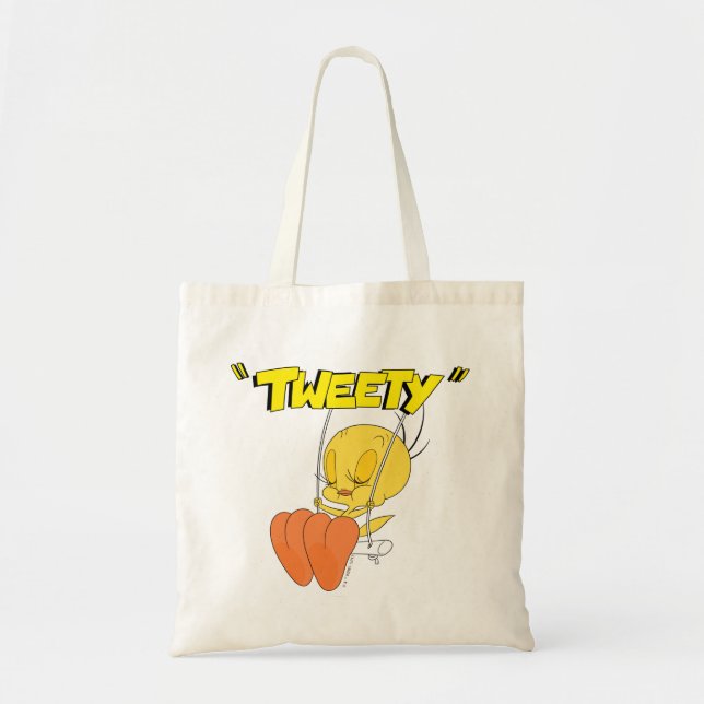 Tote Bag LOONEY TUNES™ Rires rétro | TWEETY™ (Devant)