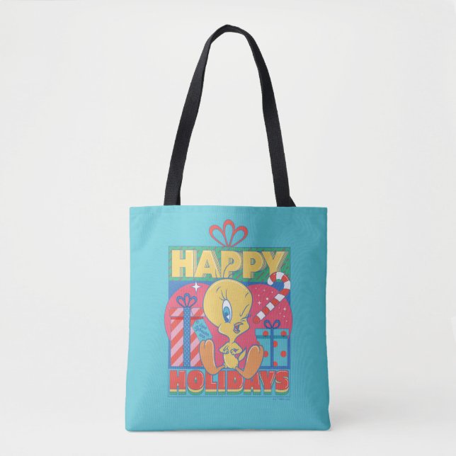 Tote Bag LOONEY TUNES™ | TWEETY™ Joyeuses fêtes (Devant)